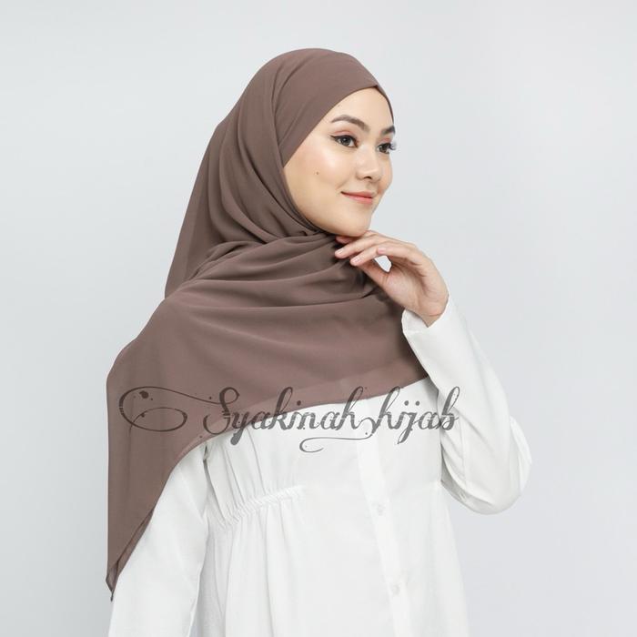 Segiempat Melayu Instan Tali Ceruty Babydoll | Hijab Segitiga Instan 2 Layer Malay | Hijab Segi Empa