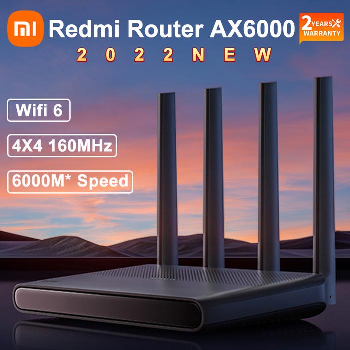 Xiaomi Redmi Router AX6000 with Mesh System WiFi 6 External Channel
