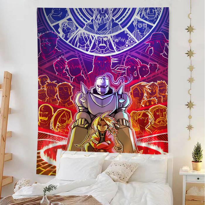 Japan Adventure Action Anime Fullmetal  Art Hippie Wall
