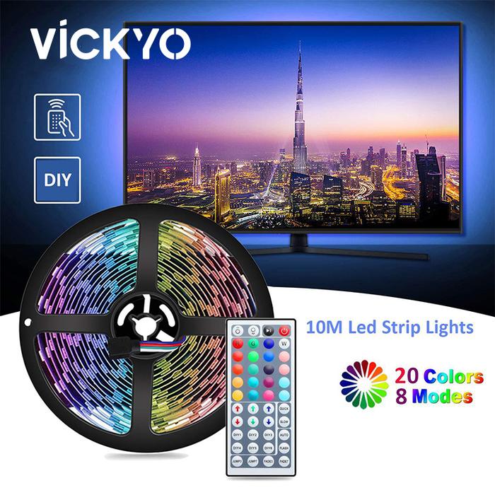 VICKYO RGB LED Strip Light 5050 Flexible Neon Light LED TV Backlight
