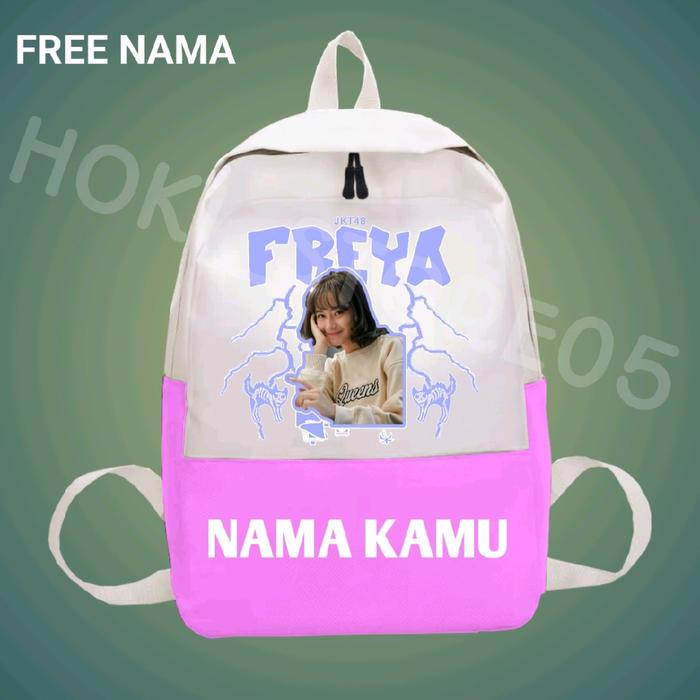 Tas Ransel Anak JKT48 FREYA Unisex D300 PVC 40x30x14cm 250g - Backpack Sekolah Anak - Wanita