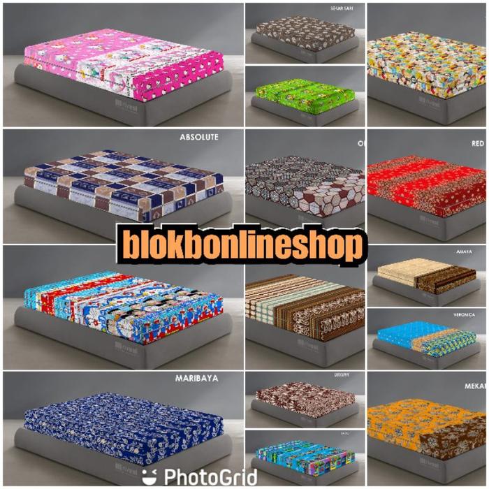 Rivest sarung kasur ukuran 120x200 / 100x200 / 90x200 tinggi 20cm