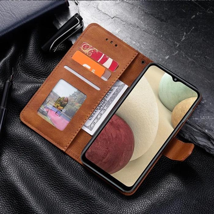 Case Hp For Itel P55 5G Premium Flip Wallet Flip Case Magnet Casing Flip Cover Silikon Dompet Handph