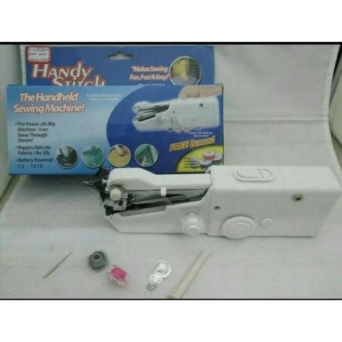 KAN Handy Stitch Mesin Jahit Tangan Mini Sewing Dengan Baterai