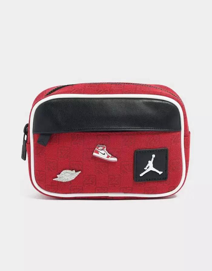 Jordan 23 Monogram Camera Bag Red MA0981-H15 Crossbody Slingbag Tas Original 100%