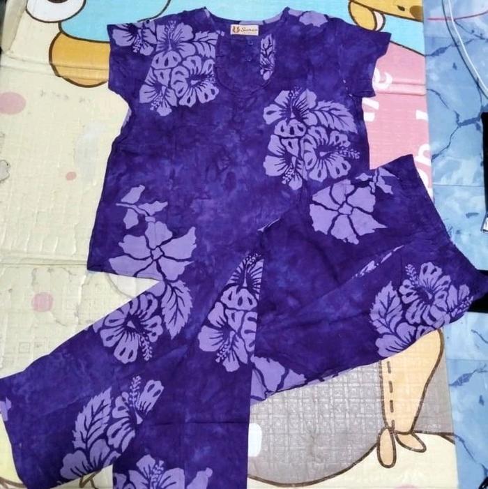 Baju CP Batik Sunan Ukuran ABG Lengan Pendek Celana Panjang - Baju
