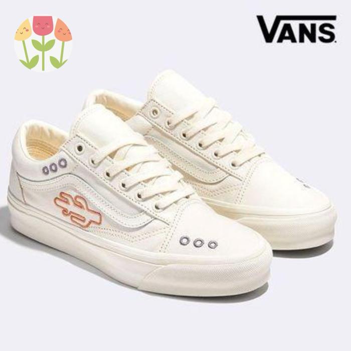 Vans Old Skool Dessert Floral Marshmallow (preloved) sepatu vans Shoes Sneakers