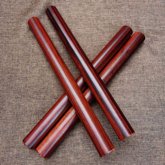 1pcs Rhinoceros horn red sandalwood Round bar wood Ball Nunchaku