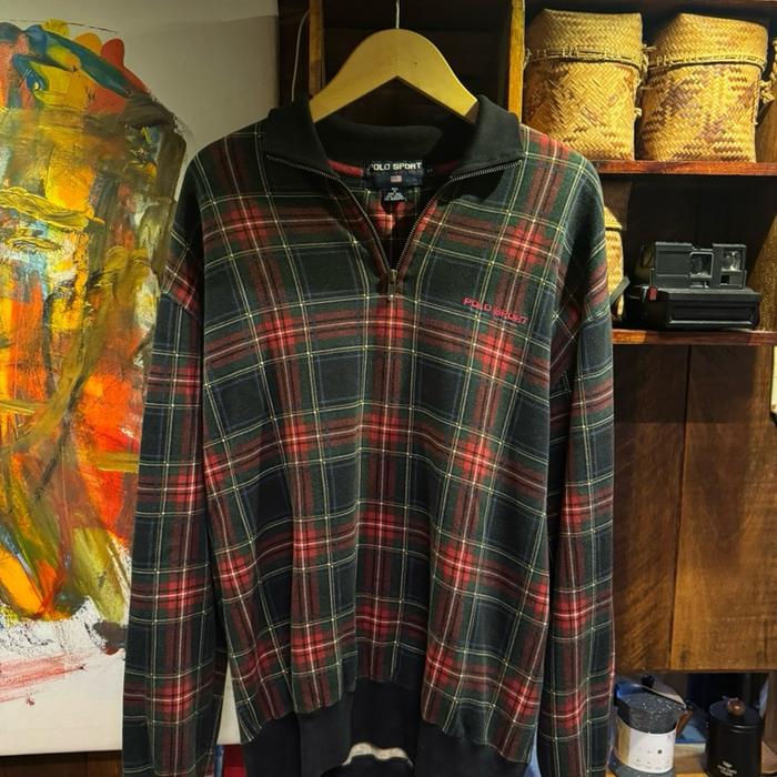 Vintage Half Zip Polo sport second original