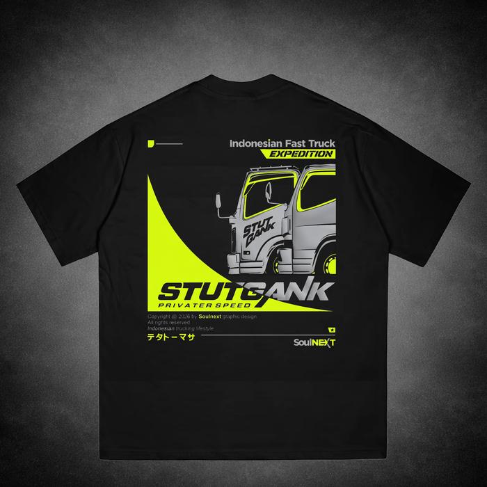 Kaos Pria Wanita Desain Budaya Truk Indonesia