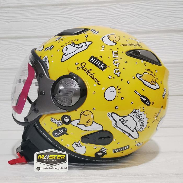 HELM KYT ELSICO MOTIF SNI DOT TERLENGKAP