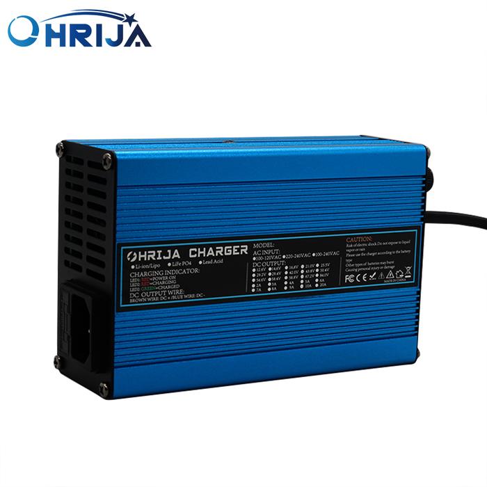 29.2V 8A Charger 24V Chargers For 10Ah To 100Ah 25.6V LiFePo4 Battery
