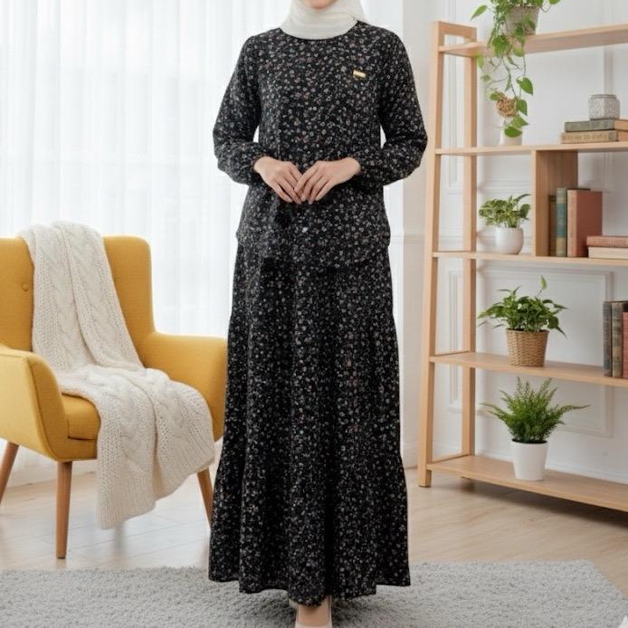 Kayoki x Salvina.ys - Karina Set Rok - Setelan - Fashion Muslimah - Rayon - Rayon set - setelan rok 