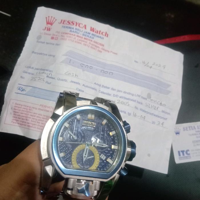 jam tangan casual pria merk invicta casual brand original
