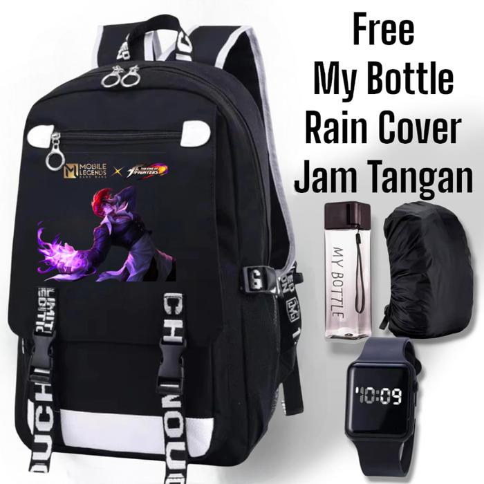 BSS - TAS SEKOLAH ANAK SD LAKI LAKI PEREMPUAN KING OF THE FIGHTER SKIN MOBILE LEGEND TAS ANIME TERBA