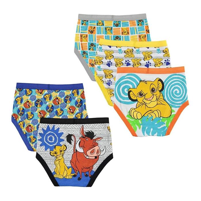 The Lion King 5pc Briefs Set For ys Size 8T