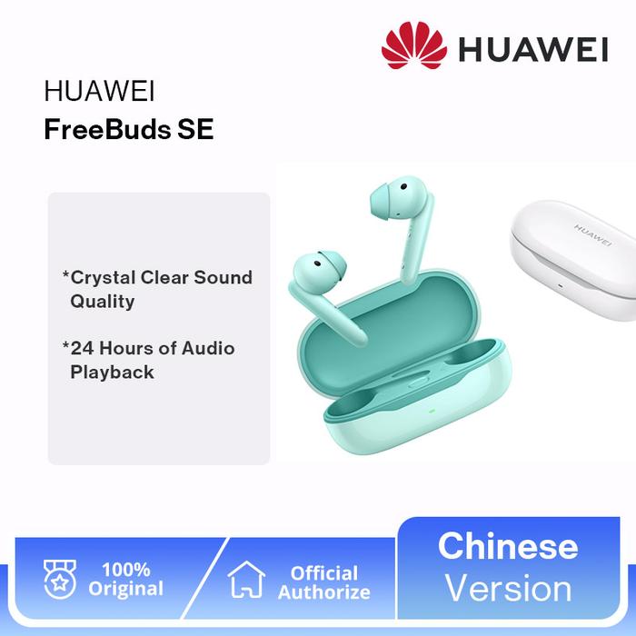 Huawei Original FreeBuds Se Headphones Wireless Bluetooth 5.2 Earphone Call Noise Reduction Earbuds 