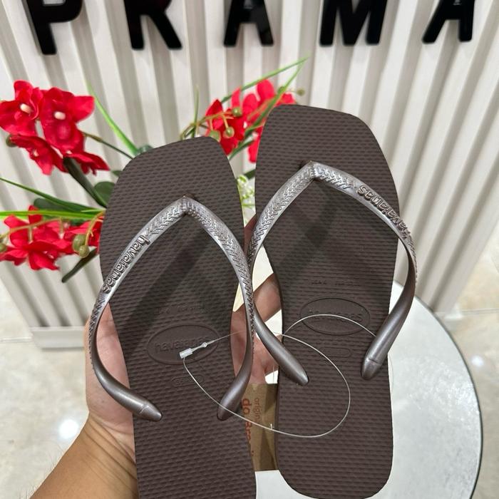 Sandal Havaianas Square Basic Dark Brown