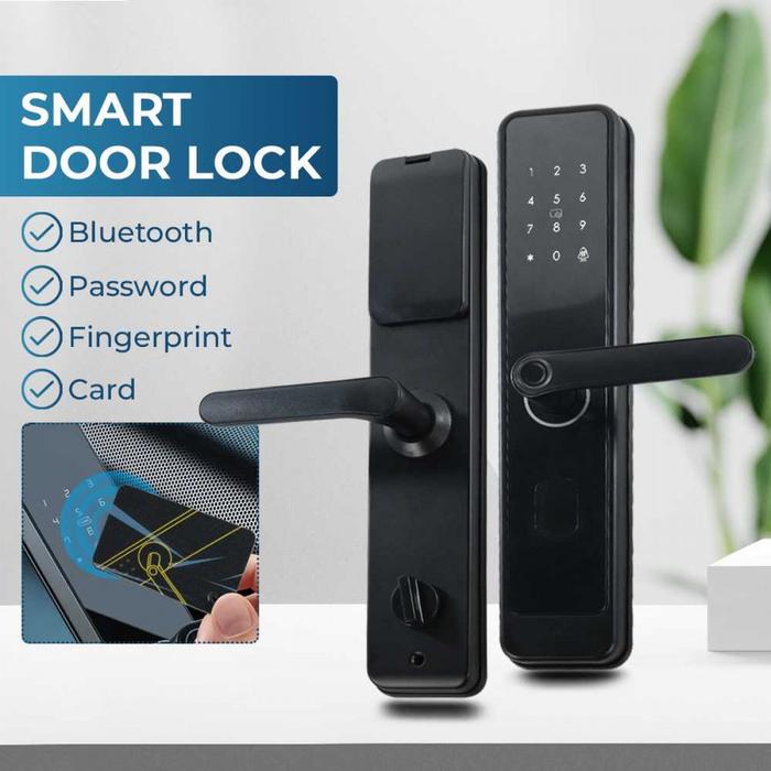 Kunci Pintu Smart Door Lock Bluetooth Password Fingerprint Card TTLock
