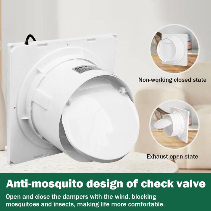 Solar 12V Exhaust Fan High Speed Air Vent Window Wall Fan