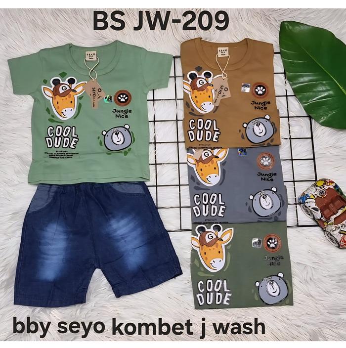 STELAN STEP ONE BAJU CELANA PENDEK ANAK LAKI-LAKI MIX ALL SIZE