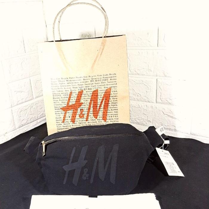 NEW H&M WAISTBAG SUEDE ORI / TAS PINGGANG HNM  / WAIST BAG HM
