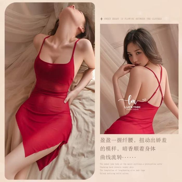 COD Sexy Lingerie Dress Babydoll Baju Tidur Lingerie Sexy Transparan 374
