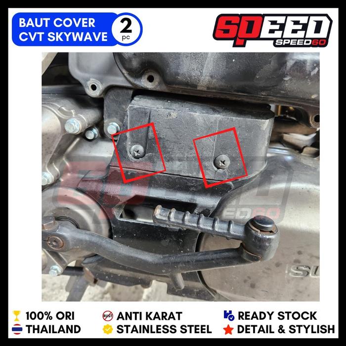 Probolt Baut Cover CVT Skywave Stainless King Nut Thailand