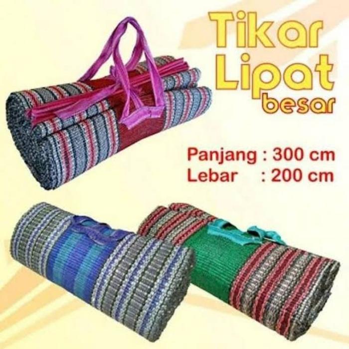 Tikar Hajatan Tikar Gulung Tikar Anyaman Samak Gulung 200x300Cm