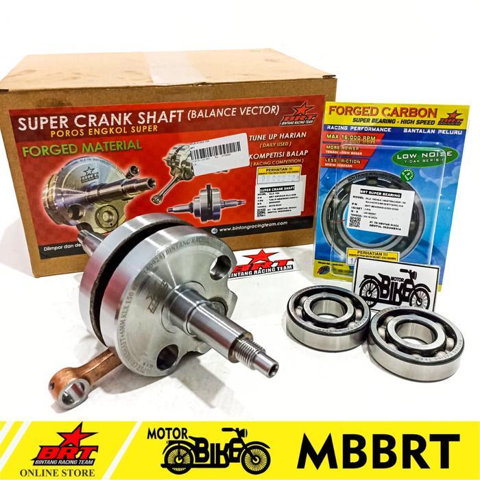 KRUK AS CRANKSHAFT BRT KLX 150 DTRACKER 150 KLX BF 140 STROKE UP +6mm