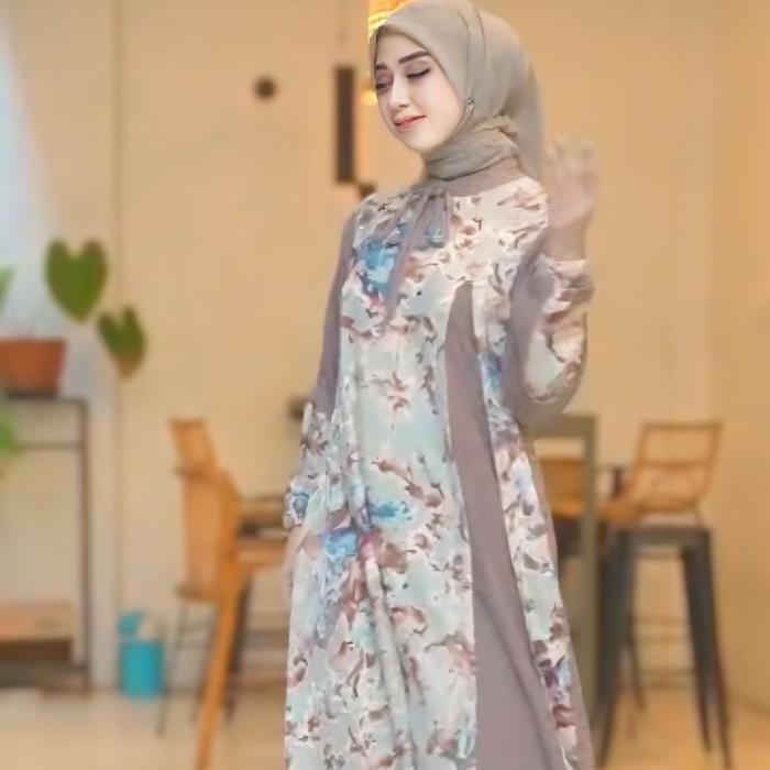 Syifa Dress Gamis Mewah Cantik Elegant Original Addisha