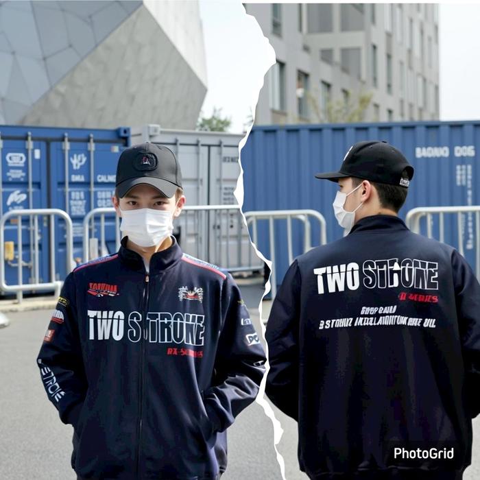 Jaket Racing Two Stroke RX-king YRKI Terbaru Bahan Parasut Anti Air dan Lotto Tebal Free Stiker Unis