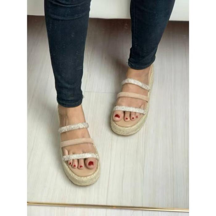 SANDAL WANITA S4419 HEELS 9 CM WEDGES SANDAL WEDGES WANITA TERBARU