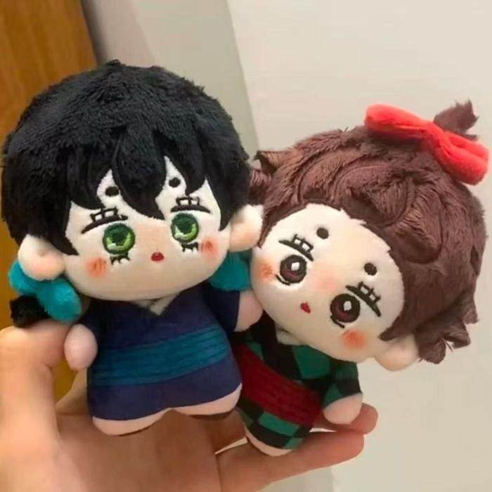 Demon Slayer Plush Doll Zipang Inosuke Japan Anime Kamado Tanjirou Cotton Doll Kawaii 10cm Anime Cos