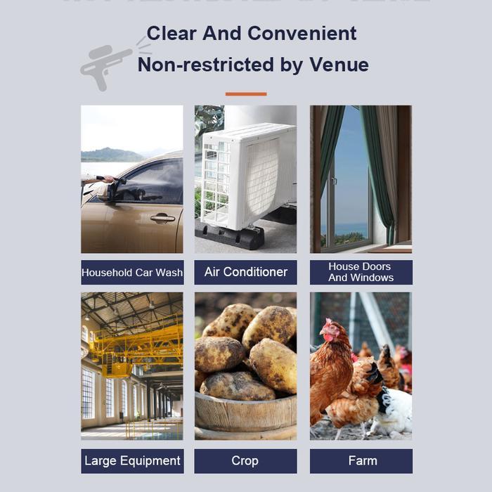 Portable Alat Mesin Cuci Mobil Isi Ulang Jet Cleaner Wireless