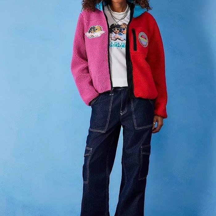 Napapijri Fiorucci Yupik Micro Curly Zip Flecce Jacket