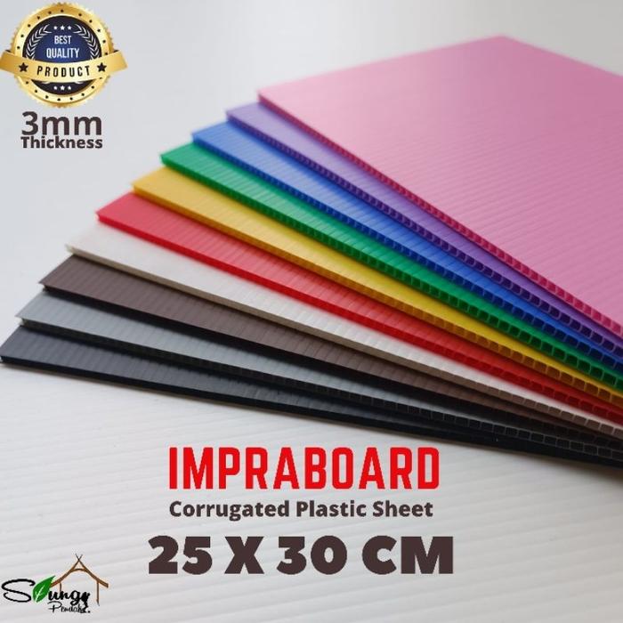 Impraboard / Inpraboard / Infraboard 3mm 25 x 30 cm / 30x25 cm A4 PP Board Art Board Best Seller