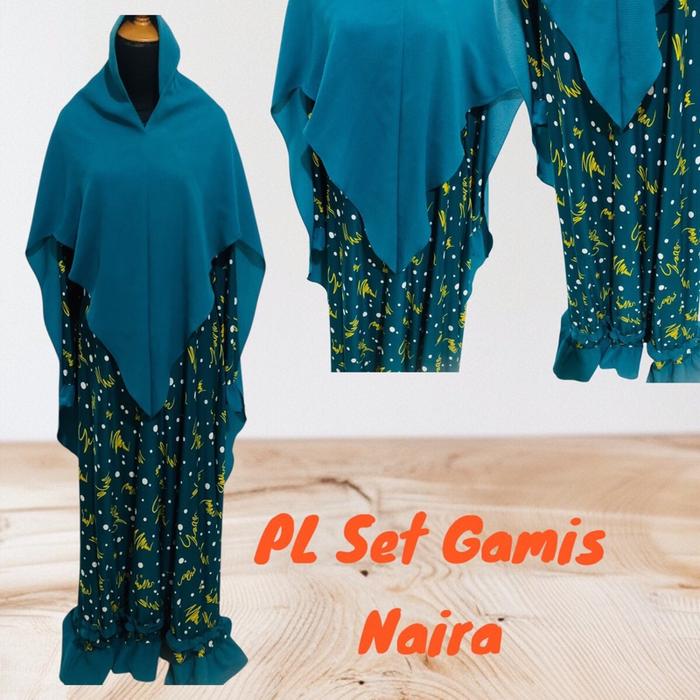 PL Set Gamis Naira Muslim SyariWanita