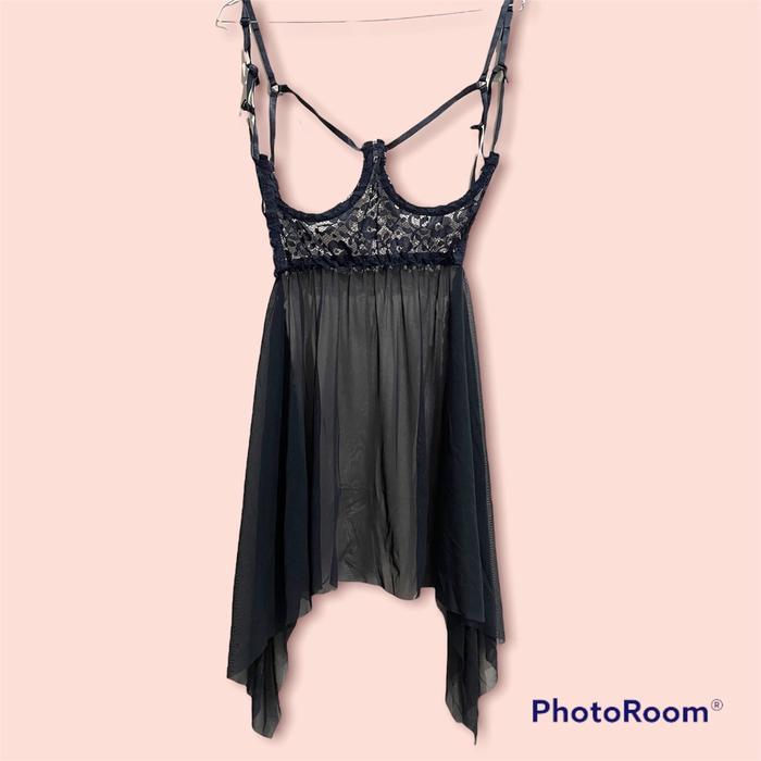 Ready (COD) Pakaian malam | Baju Malam Dress Open Crothless Baju Dinas Malam Women Dewasa Transparan