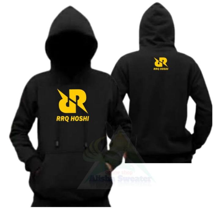 JAKET RRQ HOSHI ESPORT HOODIE ZIPPER RRQ ESPORT MOBILE LEGEND SWEATER RRQ DEWASA TERBARU