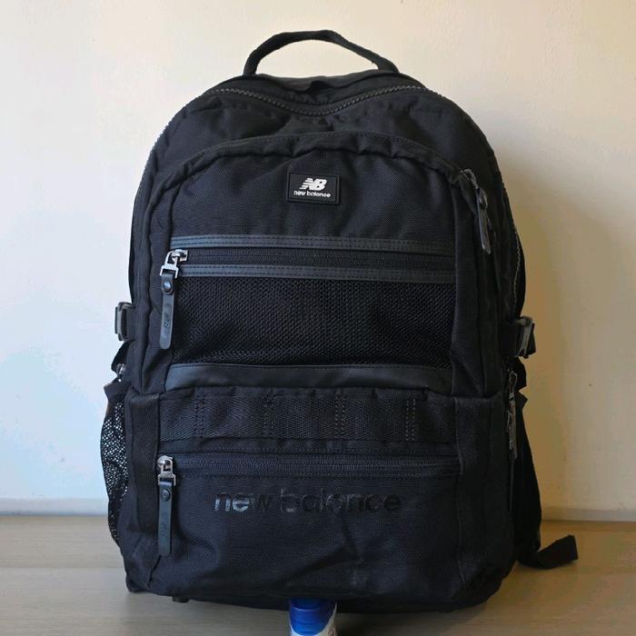 Tas Ransel Sekolah Kuliah Kerja Travel New Balance Hitam Backpack 35L