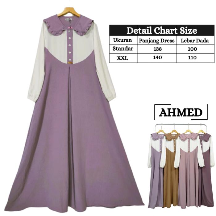 Gamis Cringkle Premium Airflow - Gamis Cringkle Combi - Gamis Kringkel Jumbo Kombi Putih