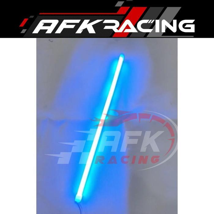 lampu alis neon flexibel 30cm 2 mode led drl alis running + sein impor