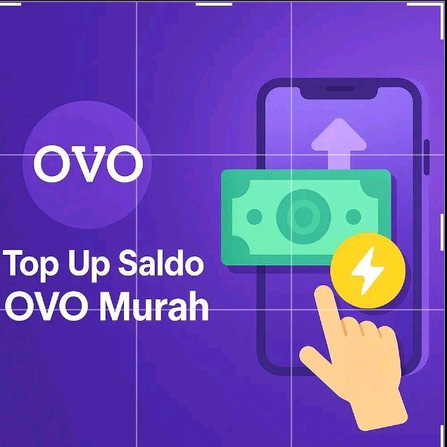 Dompet Pria Kulit Elegan untuk Top Up Ewallet OVO Desain Sederhana Stylish Multifungsi Bahan Kulit H