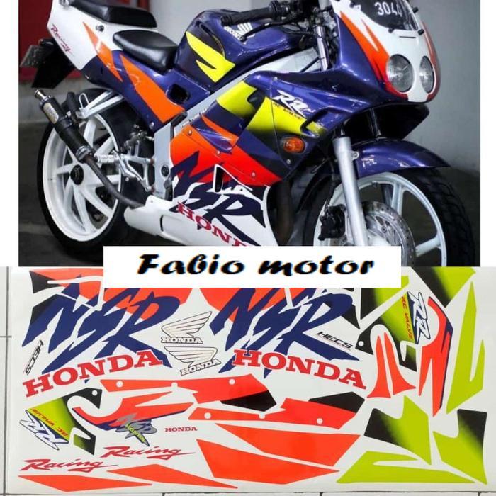 Striping Honda NSR Astra RR Biru OSEAN
