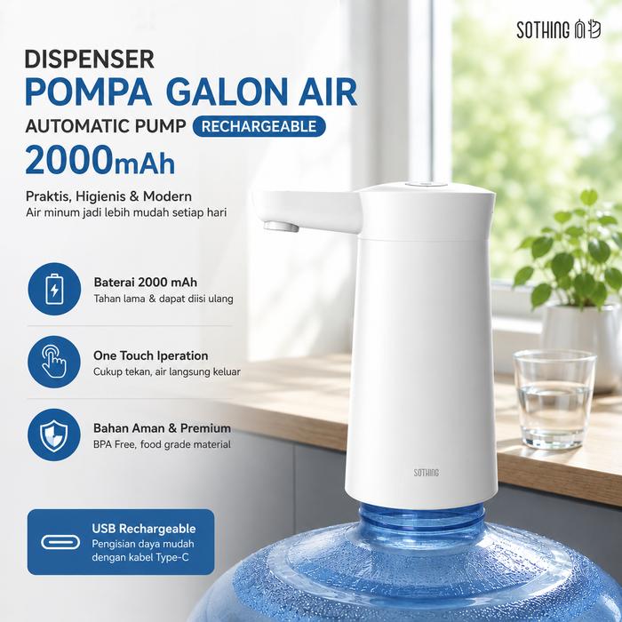 MalakuMall | Dispenser Pompa Galon Air | Dispenser Pompa Galon Air | Dispenser Pompa Rechargeable 20