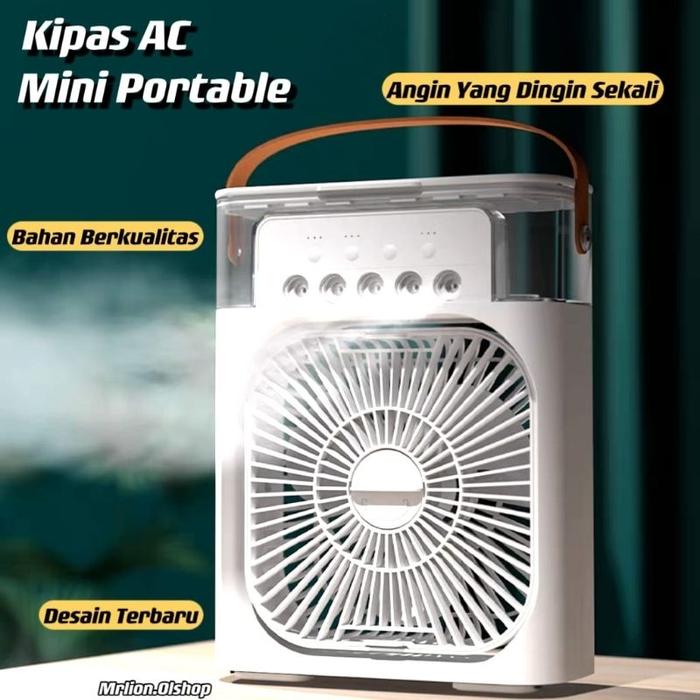 Kipas AC Portable Air Cooler / AC Mini / Mini AC Cooler Portable / Kipas Angin Portable Dingin Mrlio