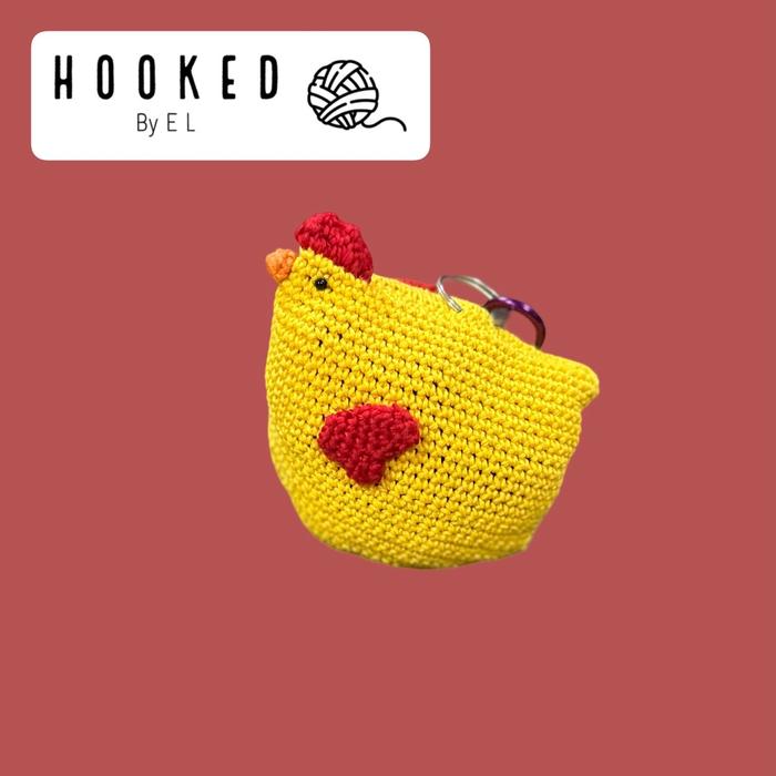 Fat chicken bag charm gantungan boneka isi tas jaring
