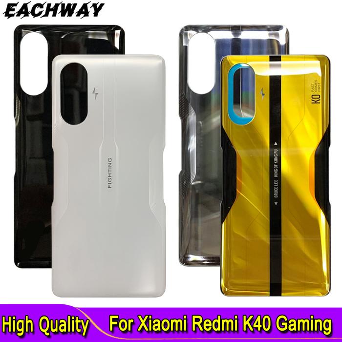6.67" New K40 Game Rear Door Housing For Xiaomi Redmi K40 Gaming Back