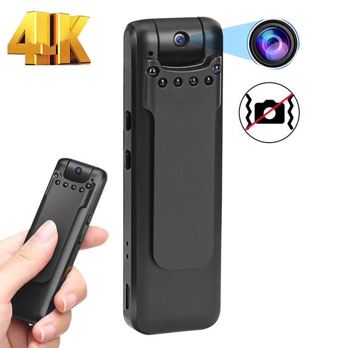 4K Mini Camera Anti-Shake Portable Digital Video Recorder Body Camera